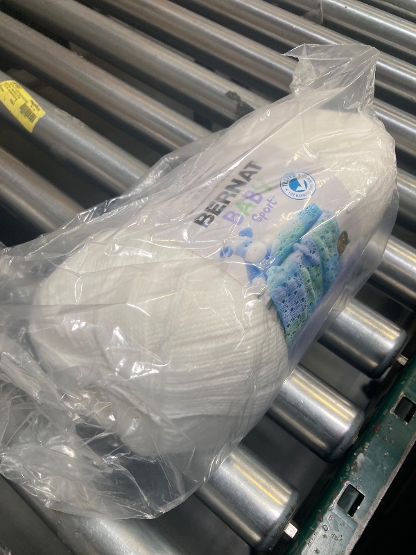 Photo 1 of Bernat Big Ball Baby Sport Yarn, Baby White