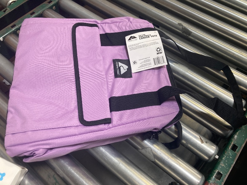 Photo 1 of  Ozark Trail 24 Can Wide Mouth Soft Cooler Tote Purple 16.9 Quart Volume Capacity 