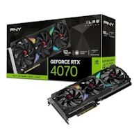 Photo 1 of  PNY GeForce RTX™ 4070 GPU 12GB XLR8 Gaming VERTO EPIC-X RGB™ Triple Fan DLSS 3 Graphics Card 