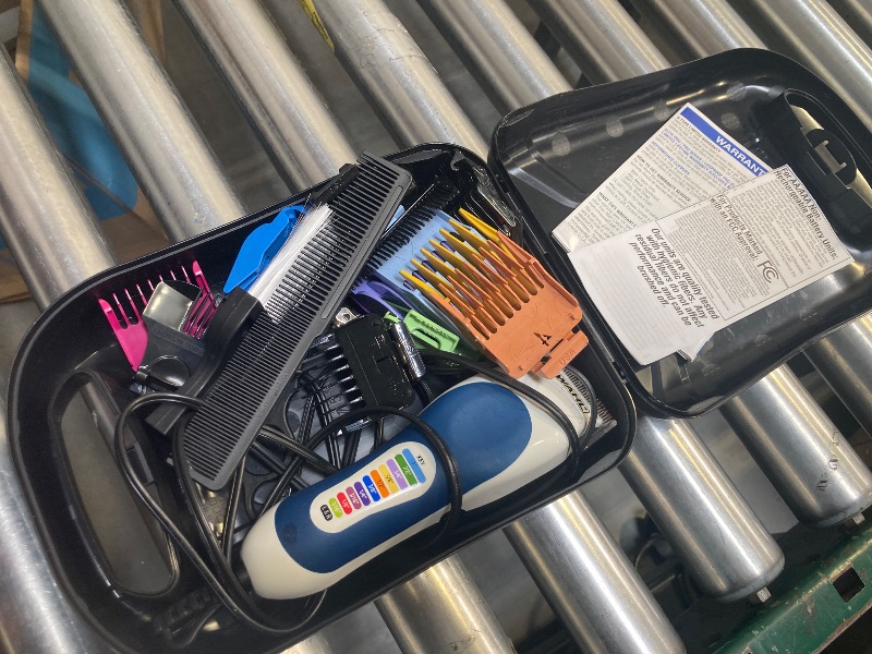 Photo 1 of Wahl Clipper USA Color Pro Complete Haircutting Kit with Easy Color Coded Guide Combs - Corded Clipper for Hair Clipping & Grooming Men, Women, & Children - Model 79300-1001M