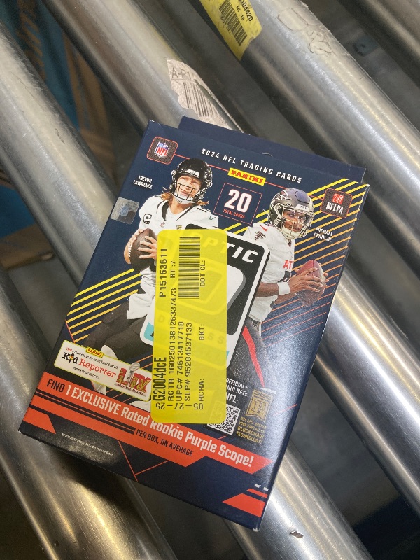 Photo 1 of 2024 Panini Donruss Optic NFL Football Trading Cards Hanger Box 