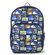Photo 1 of Wonder Nation Boys' Greetings From Jurassic Dinosaur Backpack, Navy