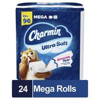 Photo 1 of  Charmin Ultra Soft Toilet Paper 24 Mega Rolls 224 Sheets per Roll 
