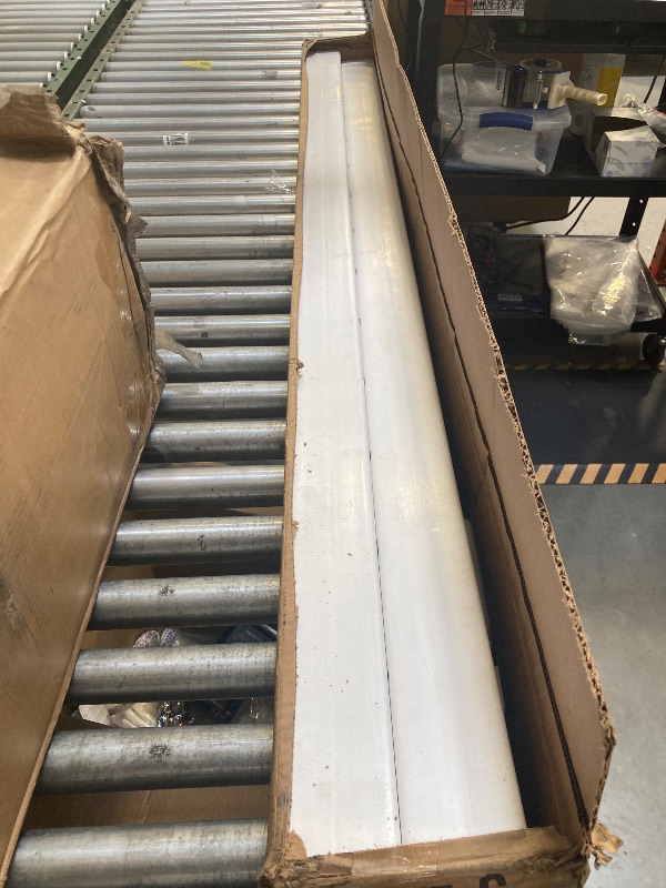 Photo 1 of ONE BOX OF SET, MISSING OTHER BOXES IN SET, Vinyl Works of Canada Base Kit C - 24 Resin Above Ground Pool Fence Kit 2 Sections C24E2-W