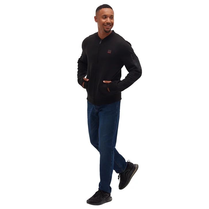 Photo 1 of NWT Bench Polar Fleece Jacket Men’s BLACK Full Zip PNW Alaska, SIZE M