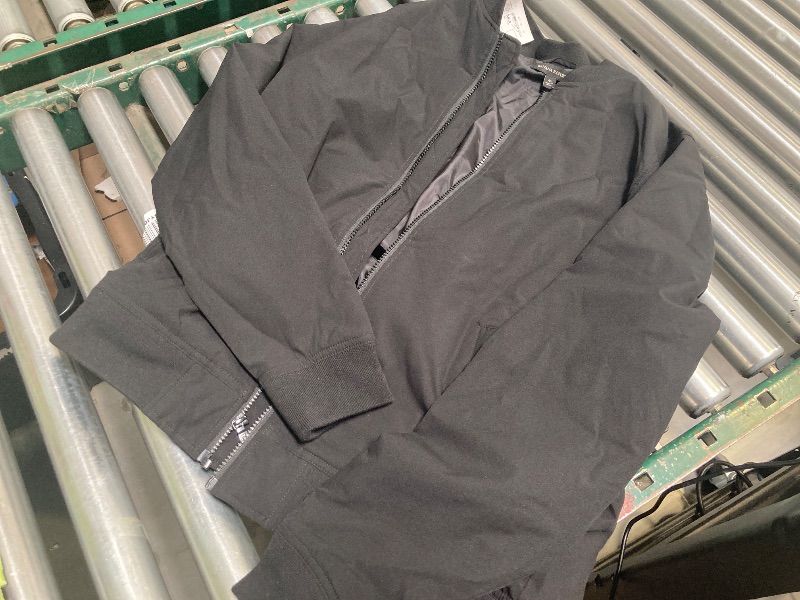 Photo 1 of Banana Republic Men's Bomber Jacket, BLACK, SIZE M
