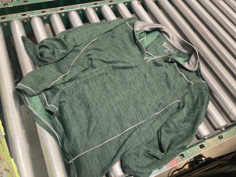 Photo 1 of Pebble Beach Men's Quarter Zip Jacket, GREEN, SIZE S