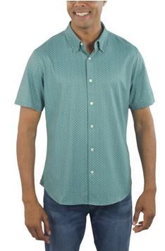 Photo 1 of Jachs NY Men's Short Sleeve Woven Shirt, SIZE M