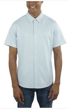 Photo 1 of Jachs NY Men's Short Sleeve Woven Shirt, SIZE L