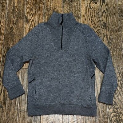 Photo 1 of BANANA REPUBLIC 1/4 ZIP GREY, SIZE L