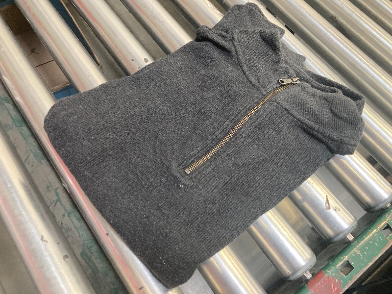 Photo 1 of BANANA REPUBLIC 1/4 ZIP GREY, SIZE L