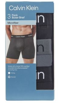 Photo 1 of Calvin Klein Men's Boxer Brief, 3-pack, SIZE M