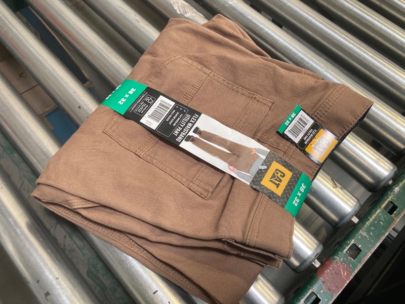 Photo 1 of Caterpillar Utility Pants Mens CAT Flex Size 38x32 Tan