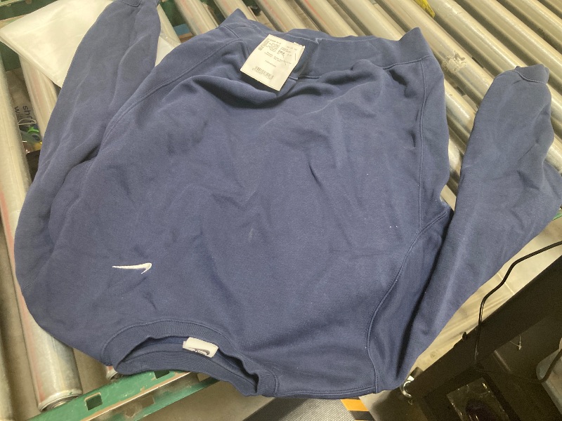 Photo 1 of Nike Men's Long Sleeve Crew Sweatshirt, NAVY, SIZE M