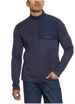 Photo 1 of G.H. BASS MEN'S QUARTER ZIP FLEECE, SIZE XXL
