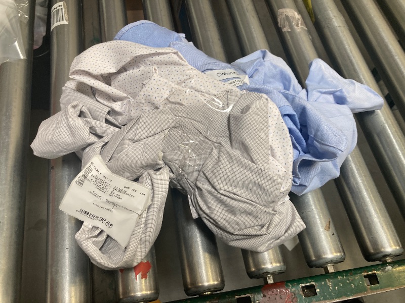 Photo 1 of Calvin Klein Dress Shirts, SIZE M, 3 PACK, BLUE/WHITE/GREY
