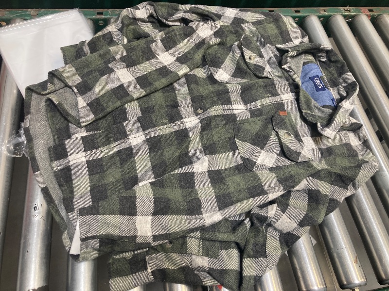 Photo 1 of Chaps Men's Knit Flannel Shirt, SIZE M