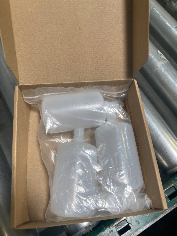 Photo 1 of uxcell Plastic Dropper Bottle, 100ml/3.4oz Small Mouth Drop Bottles Empty Squeezable Liquid Dropper Bottle 3pcs