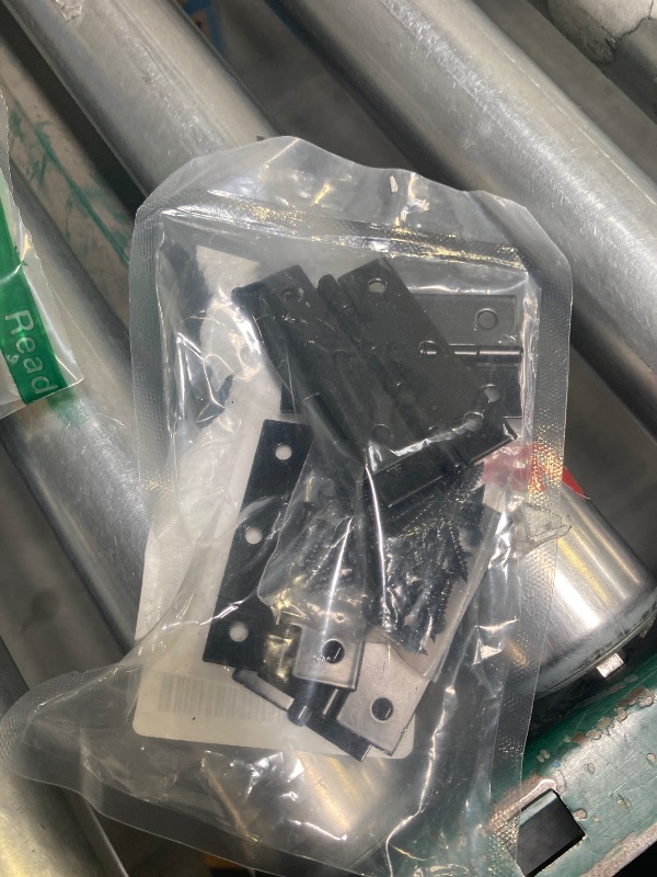 Photo 1 of Antrader Cabinet Gate Closet Door Hinge 2-2/5'' Long Home Furniture Hardware Folding Butt Hinge Black Pack of 6