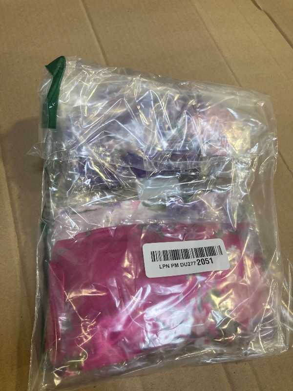 Photo 1 of 3 Pack Satin Bonnet Silk Hair Bonnet for Sleeping, Sleep Bonnets for Women Large Wide Soft Band Sleep Cap for Curly Hair Braids