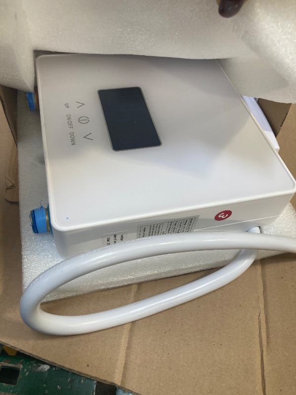 Photo 1 of ECOTINYMACH Tankless Water Heater Electric 110V, 6000W Instant Water Heater Under Sink, Conversion Between Fahrenheit and Celsius, Remote Control