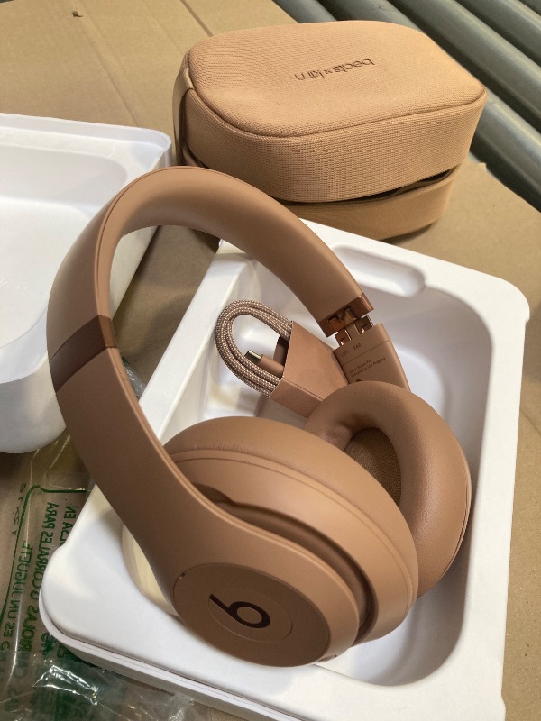 Photo 1 of beats Studio Pro x Kim Kardashian – Bluetooth Noise Cancelling Headphones,Personalized Spatial Audio, USB-C Lossless Audio, Apple & Android Compatibility, Up to 40 Hours Battery Life - Dune