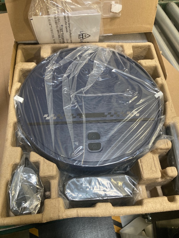 Photo 1 of Robot Vacuum and Mop Combo, 2-in-1 Mopping Robot Vacuum Cleaner with 2300Pa Suction, 2.87'' Slim Design, Wi-Fi/App/Voice Control, 3D Obstacle Avoidance&Self-Charging for Hard Floors, Carpets, Pet Hair