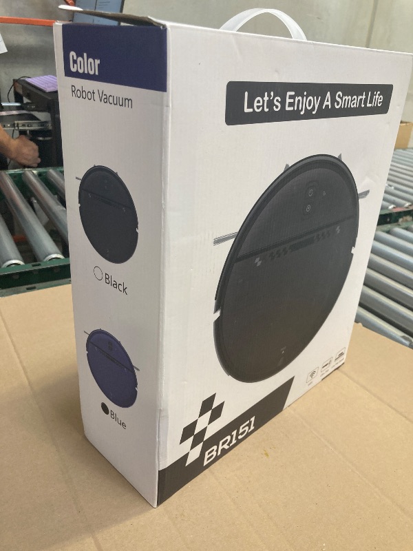 Photo 1 of Robot Vacuum and Mop Combo, 2-in-1 Mopping Robot Vacuum Cleaner with 2300Pa Suction, 2.87'' Slim Design, Wi-Fi/App/Voice Control, 3D Obstacle Avoidance&Self-Charging for Hard Floors, Carpets, Pet Hair