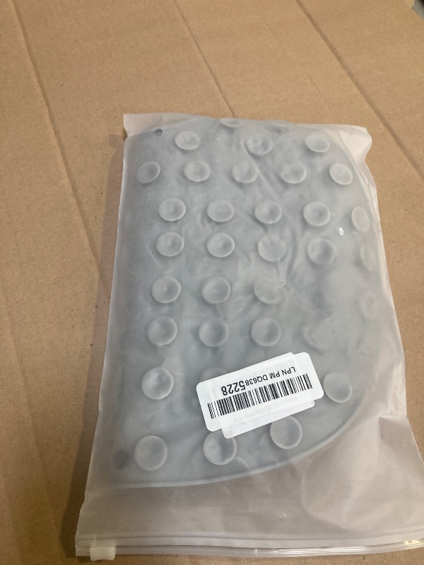 Photo 1 of Shower Foot Scrubber Mat Back Washer Exfoliating Bath Wash Pad Wall Mounted Slip Suction Cups for Use in Cleaner Men and Women
