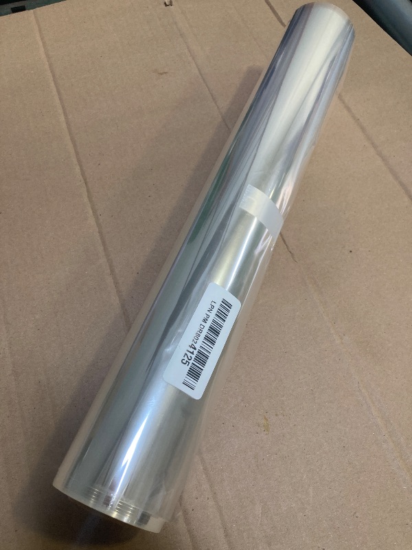Photo 1 of 100 ft Clear Cellophane Wrap Roll (31.5 in x 100 ft) - 3 Mil Thicken Cellophane Roll, Clear Cellophane Bags Large, Clear Wrapping Paper for Flower Gift Baskets Wrap (31.5" fold into 16")