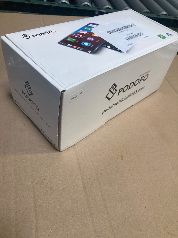 Photo 1 of Podofo 10.26" Touchscreen Wireless Carplay Portable Car Stereo Android Auto, Car Play Navigation, Voice Control, Bluetooth/AUX/FM, Car Radio Receiver