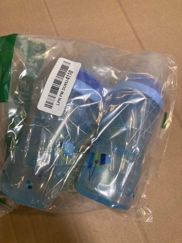 Photo 1 of NUK Active Sippy Cup 10 oz 2 Pack 8+ Months Blue