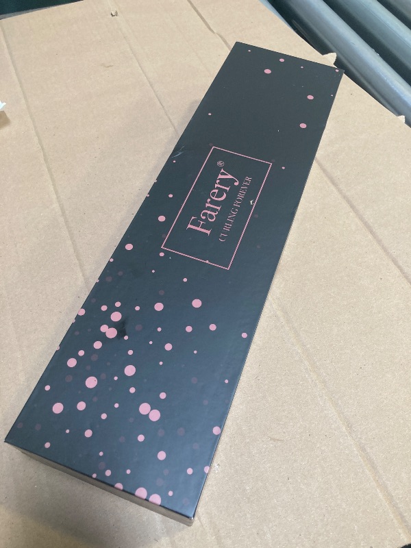 Photo 1 of FARERY Long Barrel Curling Iron 1 1/4 inch, 1.25 Inch Curling Iron for Long Hair, Infused Argan Oil & Keratin, Lasting Styling, 11 Adjustable Temp, Include Clips & Silicone Pad