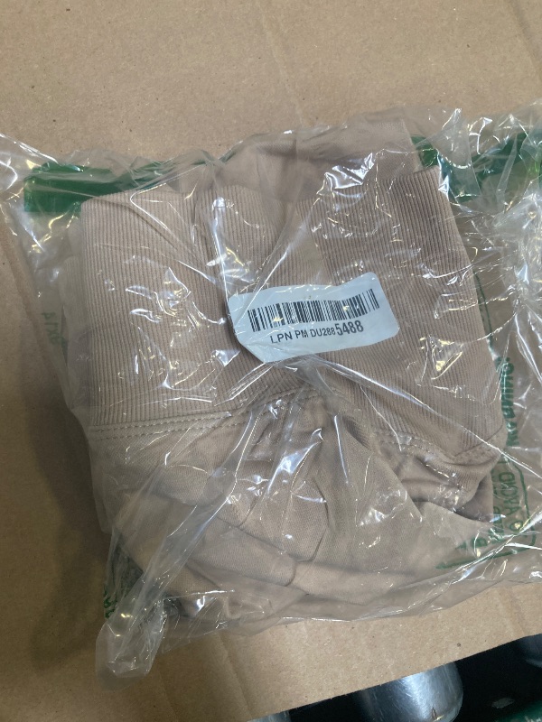 Photo 1 of Unthewe Workout Butt Lifting Shorts for Women High Waisted Seamless Gym Yoga Booty Shorts(U429-Booty Khaki-S)