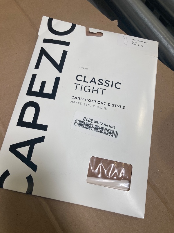 Photo 1 of Capezio womens Studio Basics Footed tights, Light Suntan, Large-X-Large US