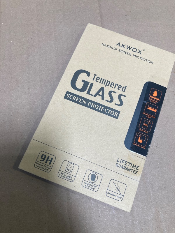 Photo 1 of (Pack of 2) Tempered Glass Screen Protector for Nintendo Wii U, Akwox [0.3mm 2.5D High Definition 9H] Premium Clear Screen Protective Film for Nintendo Wii U