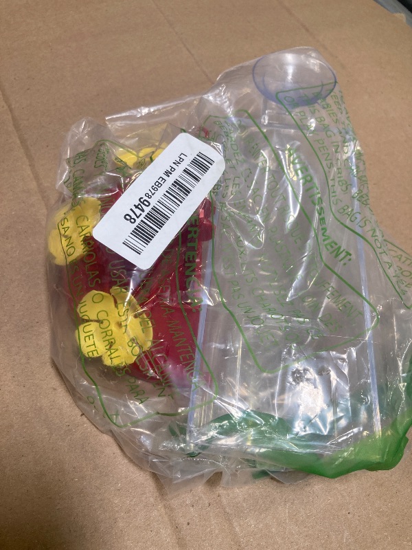 Photo 1 of Perky-Pet 217 Window Mount Plastic Hummingbird Feeder with Perches - 8 oz Outdoor Garden Décor Hummingbird Feeder, iridescent color