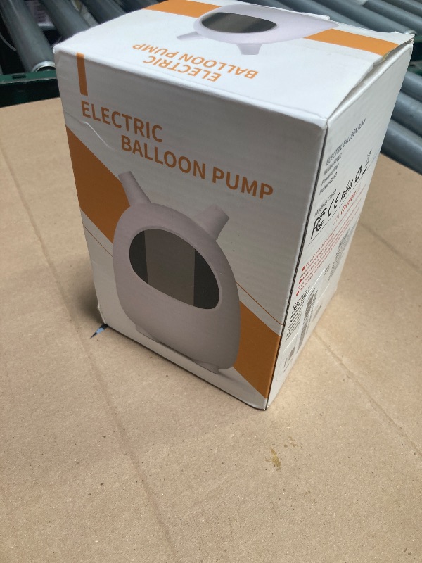 Photo 1 of Balloon Pump Electric, SPLAKS Balloons Inflator Air Pump Portable Balloon Blower for Garland Arch, Party Decoration, Birthday, Gender Reveal, Graduation