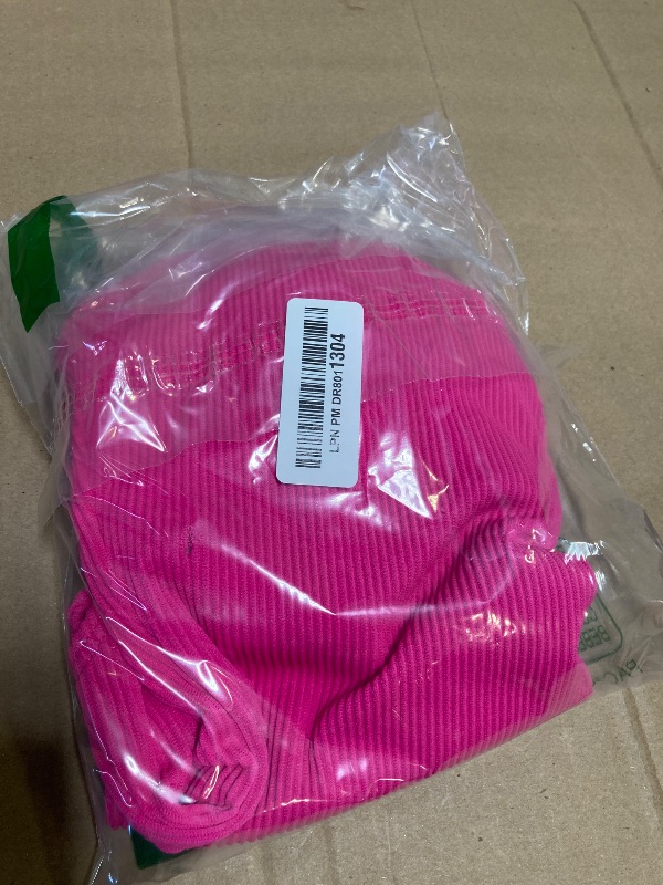 Photo 1 of Size M--Zando One Piece Swimsuit Women Bathing Suit Tummy Control Womens Ribbed Swimsuit Finwanlo Slimming Hot Pink Swimwear Modest One Piece Swim M