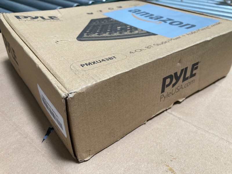Photo 1 of Pyle Professional Audio Mixer Sound Board Console System - Interface 4 Channel Digital USB Bluetooth MP3 Computer Input 48V Phantom Power Stereo DJ Studio Streaming FX 16-Bit DSP processor - PMXU43BT