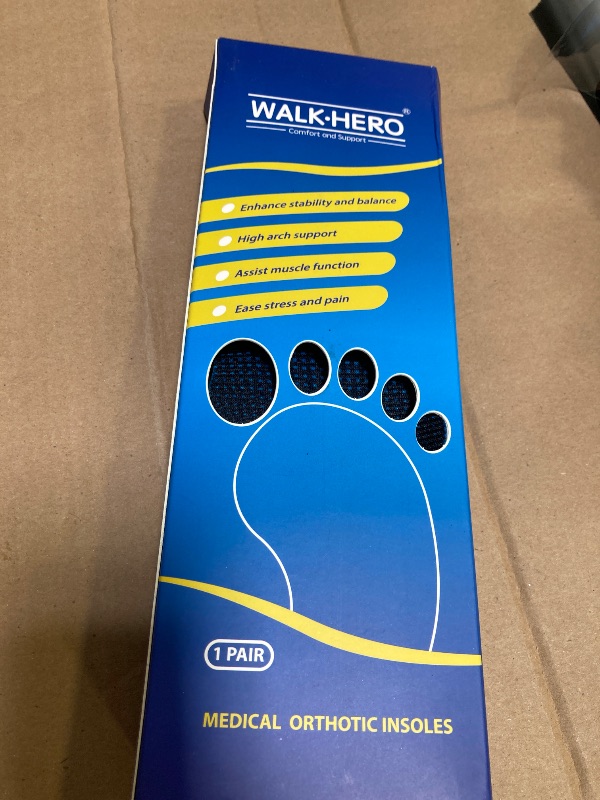 Photo 1 of Plantar Fasciitis Insoles for Men Women - Orthotics Inserts, Shoe Insoles Arch Support Flat Feet Inserts Work Boot Insoles for Standing All Day (Mens 8-8 1/2 | Womens 10-10 1/2)