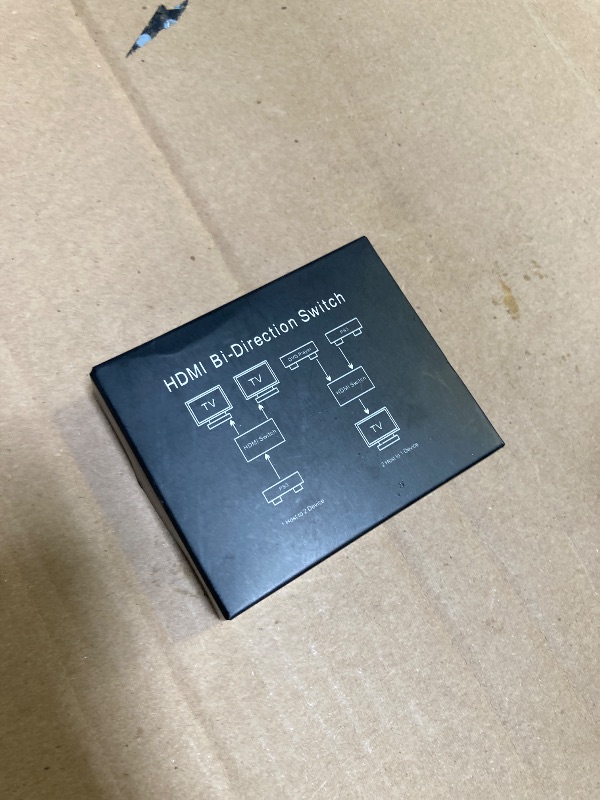 Photo 1 of HDMI Switch 4k@60hz Splitter, GANA Aluminum Bidirectional HDMI Switcher 2 in 1 Out, Manual HDMI Hub Supports HD Compatible with Xbox PS5/4/3 Blu-Ray Player Fire Stick Roku