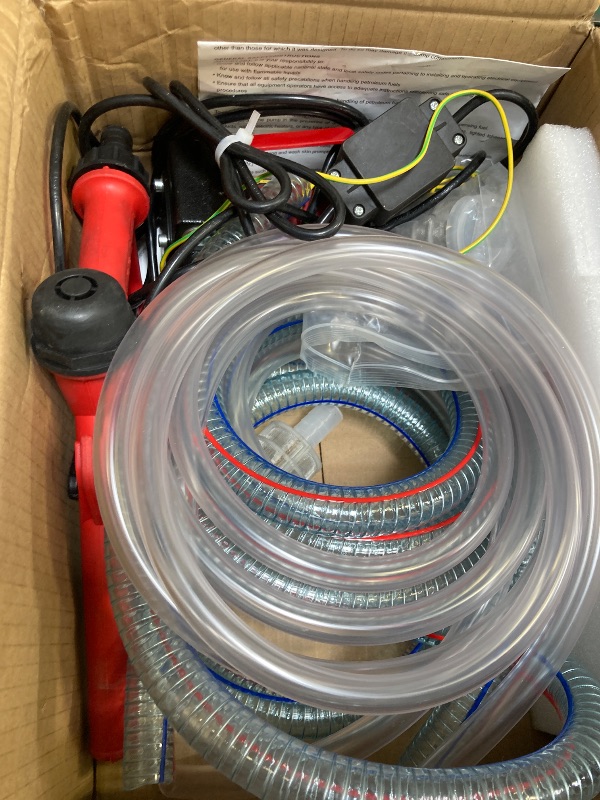 Photo 1 of 110V AC Gasoline Fuel Pump Kit, Self-priming Fuel Transfer Pump, Reversible Pumping, Overheat Protection, Explosion-proof, Suitable for Gasoline, Diesel, Mineral Oil, Kerosene