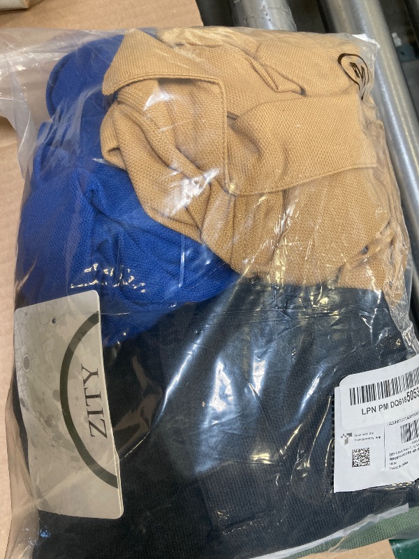 Photo 1 of Size M----ZITY 5 Pack Mens Polo Shirt Short Sleeve Sports Golf Tennis T-Shirt Moisture-Wicking Summer Shirts