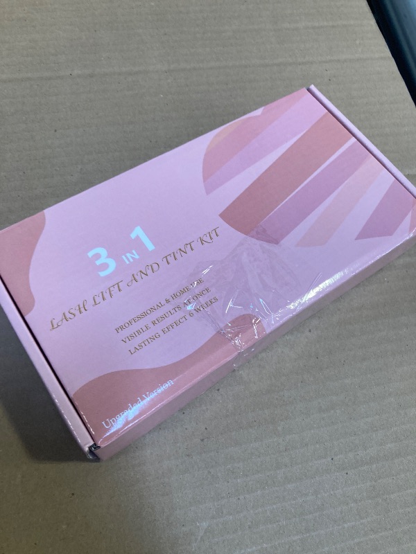Photo 1 of Lash Lift and Black Kit, Professional Eyelash Perm Kit and Black Eyelash & Eyebrow Set 3 in 1, Quick Lifting & Voluminous Coloring with Complete Tools Gifts for Women Salon Grade Home DIY