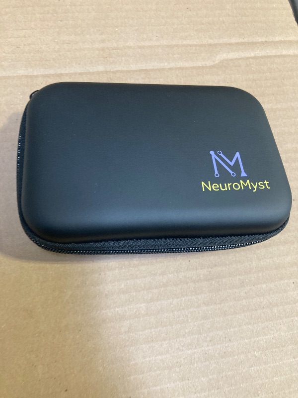 Photo 1 of NeuroMyst Pro tDCS Device Kit - Dual DC + AC Modes, Broad Dose (4 mA), Rechargeable, Bonus Case