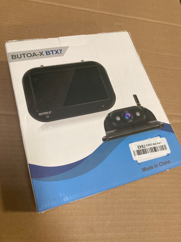 Photo 1 of Wireless Backup Camera for Furrion RV: 7-Inch HD 1080P, Plug-Play, Night Vision, 4 Channels Split Screen
