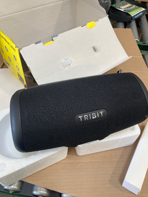 Photo 1 of Tribit StormBox Lava Portable Bluetooth Speaker, 80W Loud Wireless Speaker, 24H Playtime, IP67 Waterproof, Bluetooth 5.4, Custom EQ, XBass, Built-in Mic, TWS Pairing for Camping/Beach/Party/Outdoor