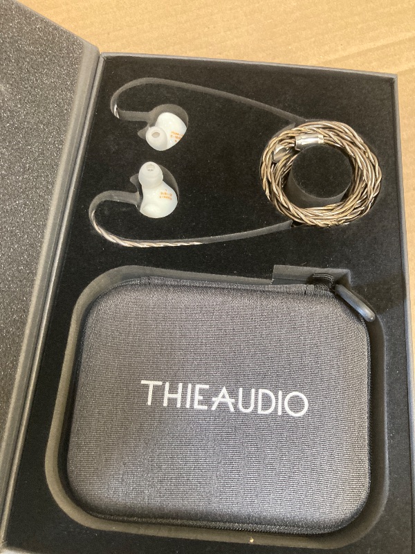 Photo 1 of Linsoul THIEAUDIO Hype 4 2DD+4BA in Ear Monitor, HiFi IEM Earphones with Tonal Balance, Latest Sonion Driver, Detachable Silver-Plated OCC Cable for Audiophile Musician Professionals (White)