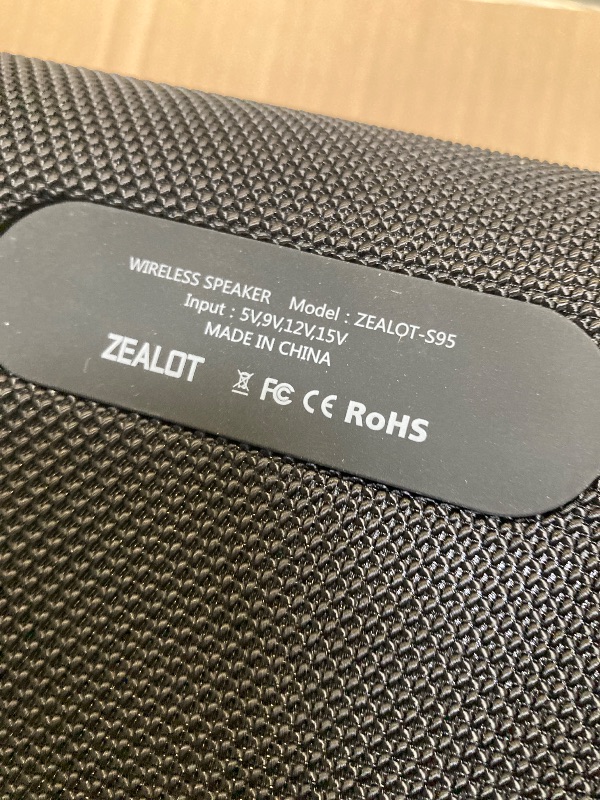 Photo 1 of ZEALOT 120W Bluetooth Speaker, Wireless Speakers IPX6 Waterproof Loud Bluetooth Subwoofer Speaker with LED Light, 40H Playtime, Custom EQ, Portable Wireless Stereo Paired Speakers for Outdoor, Party